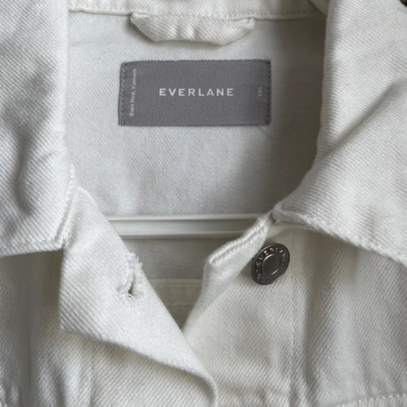 Everlane white denim jacket - Picture 2 of 4